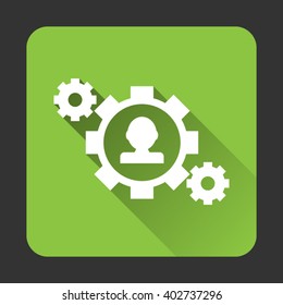Business, Management, Human Resource Single Icon