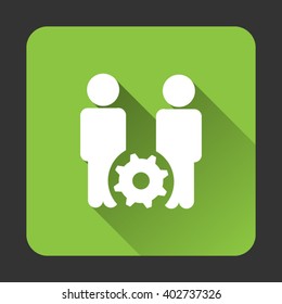 Business, Management, Human Resource Single Icon