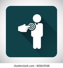 Business, Management, Human Resource Single Icon