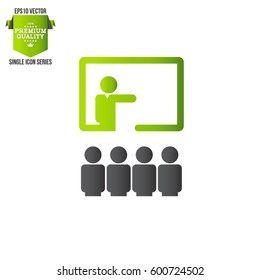 Business, Management, Human Resource Single Icon