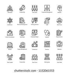 
Business Management Icon Collection 
