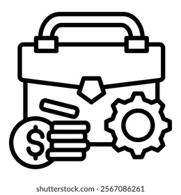 Business Management Icon Element For Design