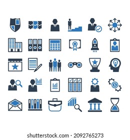 Icon Set für Business und Management