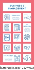 Business And Management Icon Set