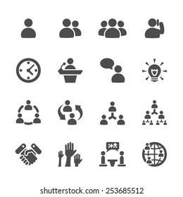 Business And Management Icon Set 7, Vector Eps10.