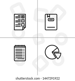 Business and management icon set, transparent background
