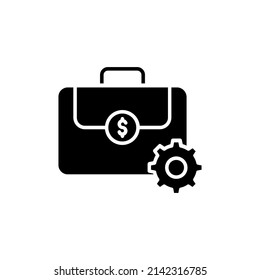 business and management icon in vector. logotype