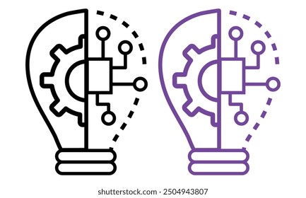Business Management Icon or Vector Setting Icon Design Clipart Cut Files.