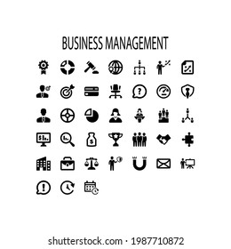 Business management icon.deal,time (vector illustration)