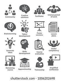 Business management icons. Pack 31.