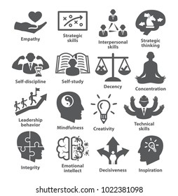 Business management icons. Pack 36.