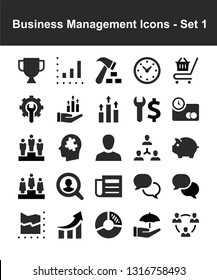 Business Management Icons - Set 1