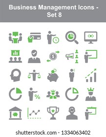 Business Management Icons - Set 8