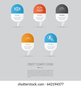 Business Management Icons Set. Collection Of Coaching, Social Profile, Cooperation And Other Elements. Also Includes Symbols Such As Mentorship, Employee, Business.