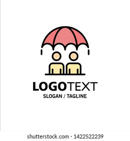 Business, Management, Modern, Risk Business Logo Template. Flat Color