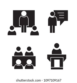 business management and office icons