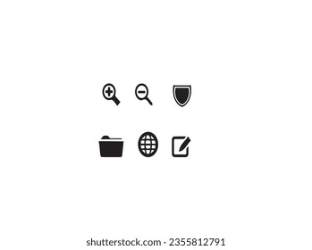 Business Management Outline Icon Collection. Thin Line Set contains such Icons as Vision, Mission, Values, Human Resource, Experience and more. Simple web icons set.