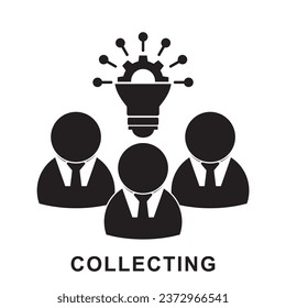 Business Management Outline Icon Collection. Mission, Values, Human Resource, Experience and more. Simple web icons set.