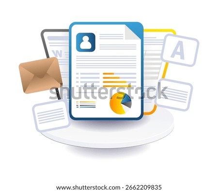 Business management personal data paper letter