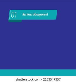 Business Management Social Media Post template design vector illustration. Modern layout graphic banner concept.