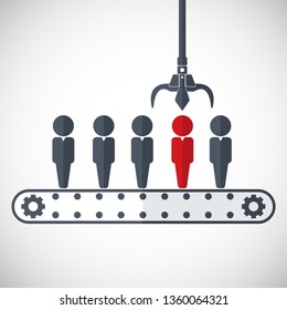 Business management, strategy or human resource infographic