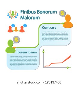 Business management ,strategy and human resource infographics