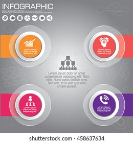 Business management, strategy or human resource infographic. Can be used for any project