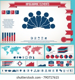 Business management, strategy or human resource infographic