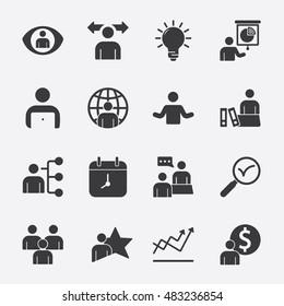 Business and Management vector icon