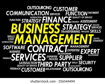 Business Management Word Cloud, business concept