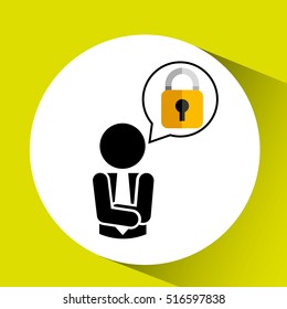 business manager concept design vector illustration eps 10