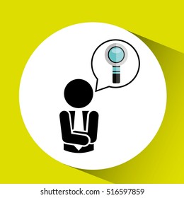 business manager concept design vector illustration eps 10