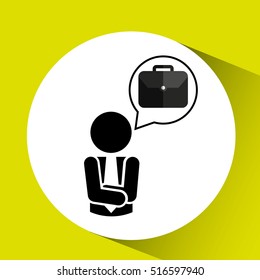 business manager concept design vector illustration eps 10