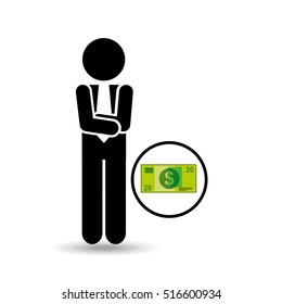 business manager concept design vector illustration eps 10