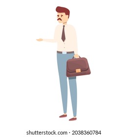 Business manager icon cartoon vector. Professional people. Team group