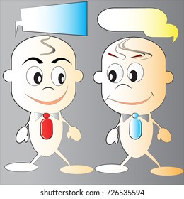 business mans cartoon art
