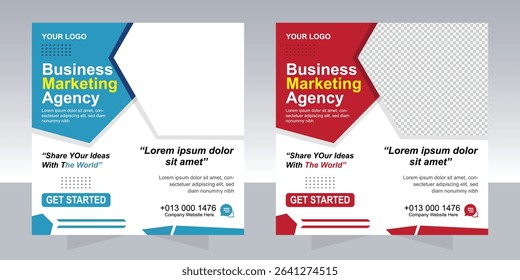 Business Marketing Agency Flyer Template