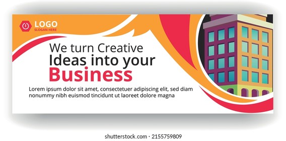 Business marketing banner design templates