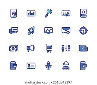 Business and Marketing Colored Icon