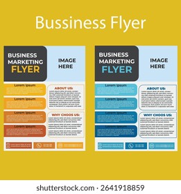 Business marketing corporate flyer design. This clean eye catchy design. Eps file fully edit able. 300ppi print able CMYK. Letter head design.