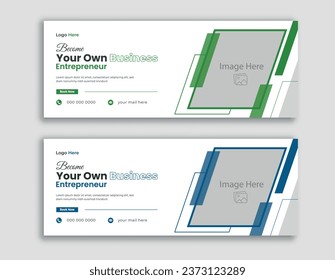 Business Marketing Cover Design and Web Banner Template.