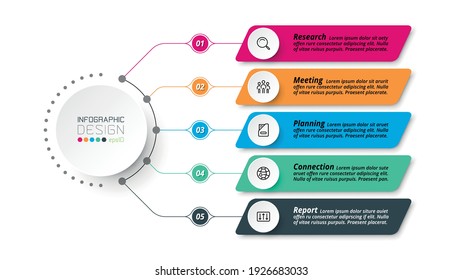 Business marketing diagram infographic template 
