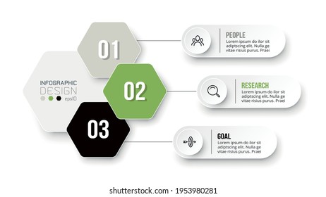 Business or marketing diagram infographic template.