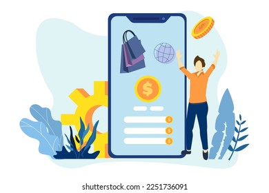 Business Marketing Flat Design Illustration