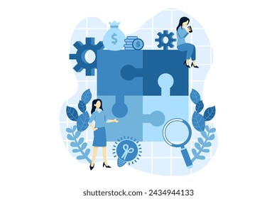 Business Marketing Flat Design Illustration
