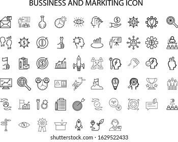 Business and marketing icon file  