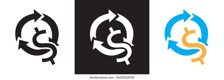 Business marketing icon . Vector for websites, mobile interfaces, presentations, banner, visual branding etc. Vector illustration. isolated on white and black background. EPS 10