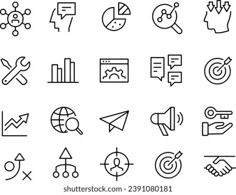 Business Marketing Icons vector design