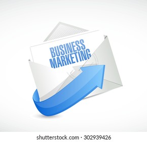 Business Marketing mail sign concept illustration design graphic