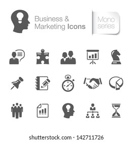 Business & marketing related icons